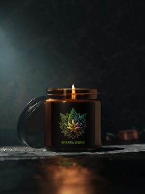 Scented Soy Candle (Multi-Size, Amber Jar)