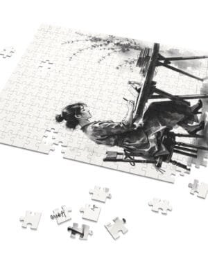 Bhang and Renge - Jigsaw Puzzle with Tin