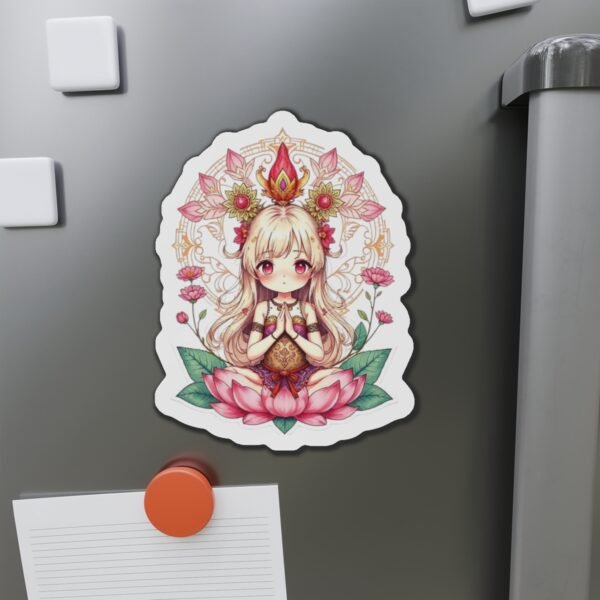 Praying Girl 1 - Die-Cut Magnets - Image 2