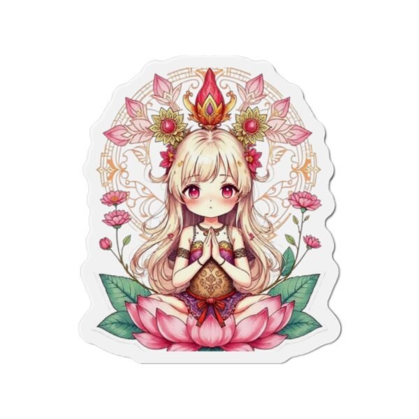Praying Girl 1 - Die-Cut Magnets - Image 4