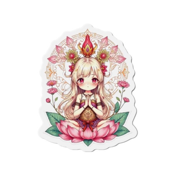 Praying Girl 1 - Die-Cut Magnets