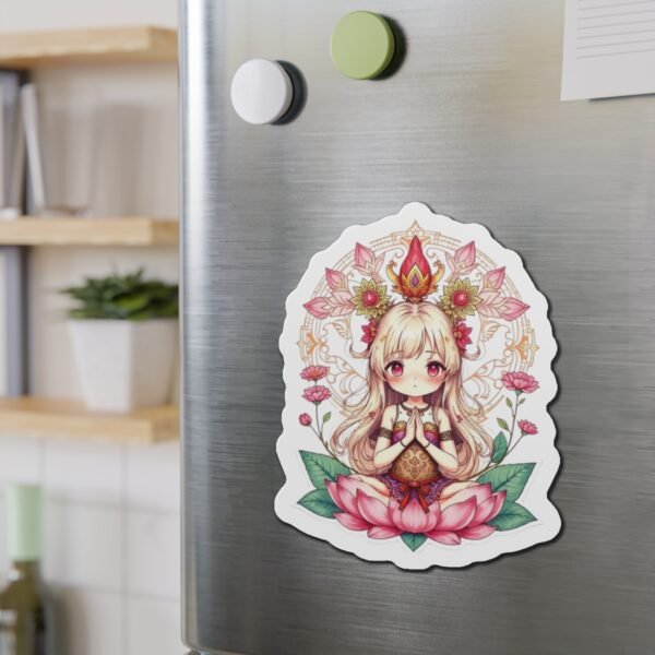 Praying Girl 1 - Die-Cut Magnets - Image 3