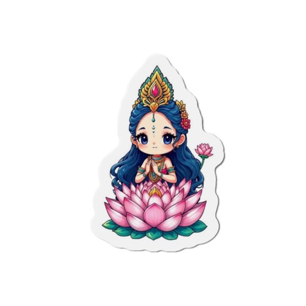 Praying Girl 2 - Die-Cut Magnets