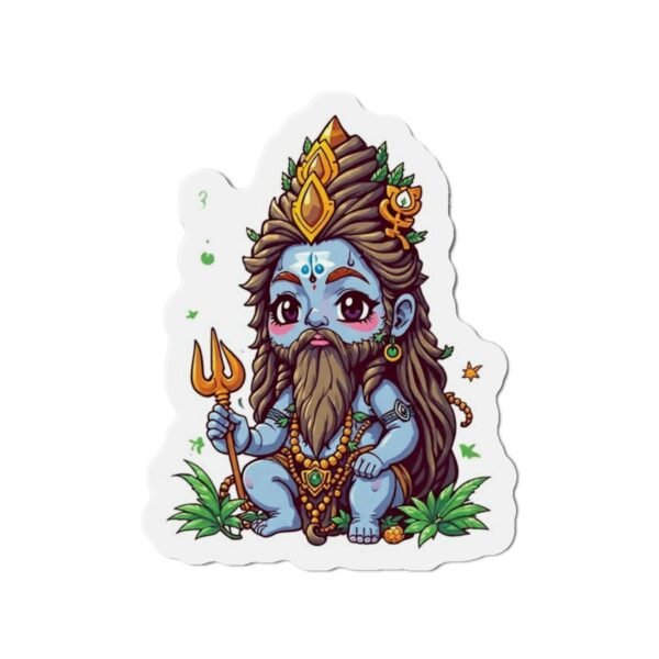 Shiva Chibi Die-Cut Magnets