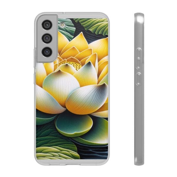 Lotus Blossom Flexi Case - Vibrant Floral Design for Nature Lovers - Image 191