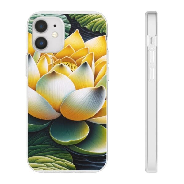 Lotus Blossom Flexi Case - Vibrant Floral Design for Nature Lovers - Image 71