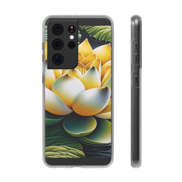 Lotus Blossom Flexi Case - Vibrant Floral Design for Nature Lovers - Image 161