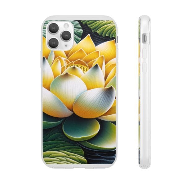 Lotus Blossom Flexi Case - Vibrant Floral Design for Nature Lovers - Image 59