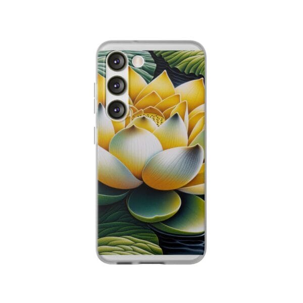 Lotus Blossom Flexi Case - Vibrant Floral Design for Nature Lovers - Image 241