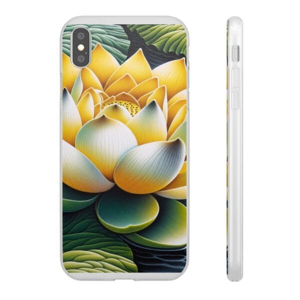 Lotus Blossom Flexi Case - Vibrant Floral Design for Nature Lovers - Image 107