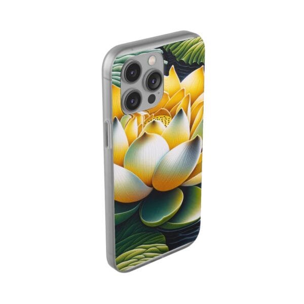 Lotus Blossom Flexi Case - Vibrant Floral Design for Nature Lovers - Image 211