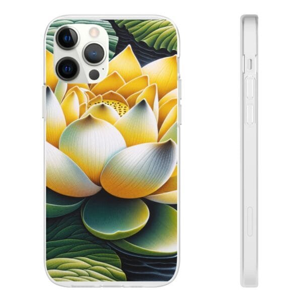 Lotus Blossom Flexi Case - Vibrant Floral Design for Nature Lovers - Image 79