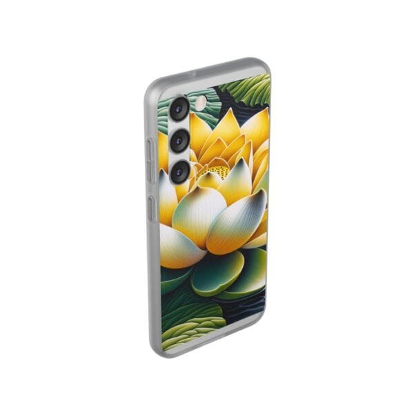 Lotus Blossom Flexi Case - Vibrant Floral Design for Nature Lovers - Image 243