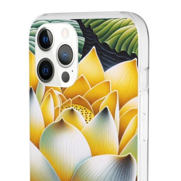 Lotus Blossom Flexi Case - Vibrant Floral Design for Nature Lovers - Image 53