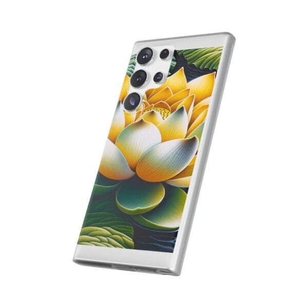 Lotus Blossom Flexi Case - Vibrant Floral Design for Nature Lovers - Image 224