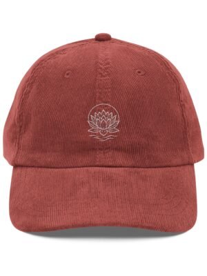Vintage Embroidered Corduroy Cap - Boho Style Hat for Trendy Looks
