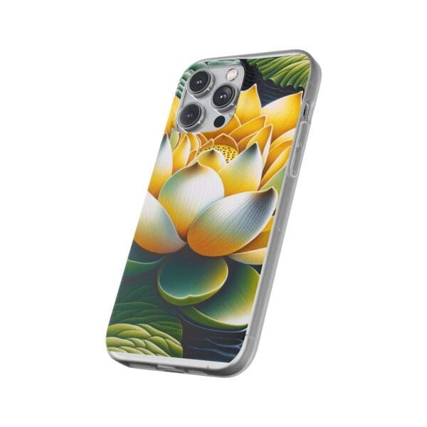 Lotus Blossom Flexi Case - Vibrant Floral Design for Nature Lovers - Image 240