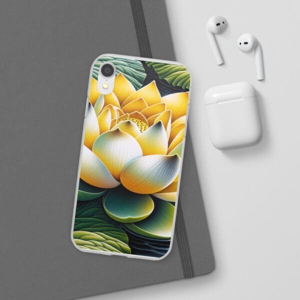 Lotus Blossom Flexi Case - Vibrant Floral Design for Nature Lovers - Image 105