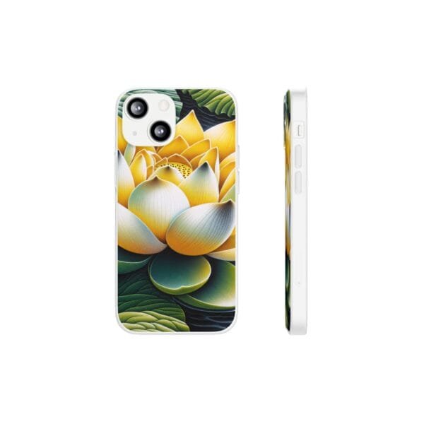 Lotus Blossom Flexi Case - Vibrant Floral Design for Nature Lovers - Image 130