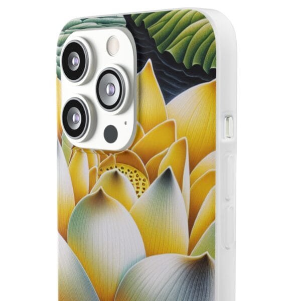 Lotus Blossom Flexi Case - Vibrant Floral Design for Nature Lovers - Image 148