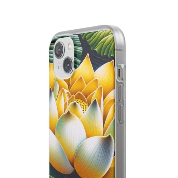 Lotus Blossom Flexi Case - Vibrant Floral Design for Nature Lovers - Image 206