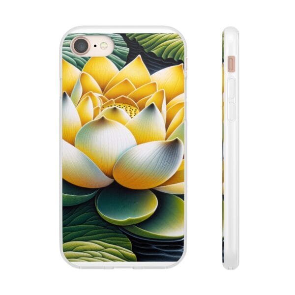 Lotus Blossom Flexi Case - Vibrant Floral Design for Nature Lovers - Image 95