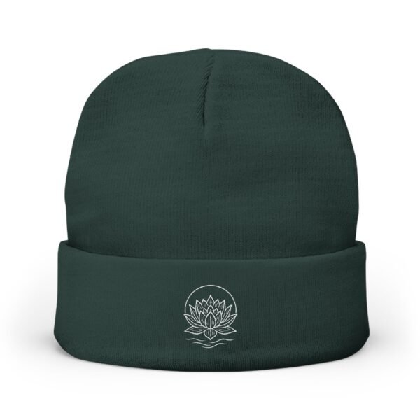 Lotus Knit Beanie (Embroidery) - Image 7