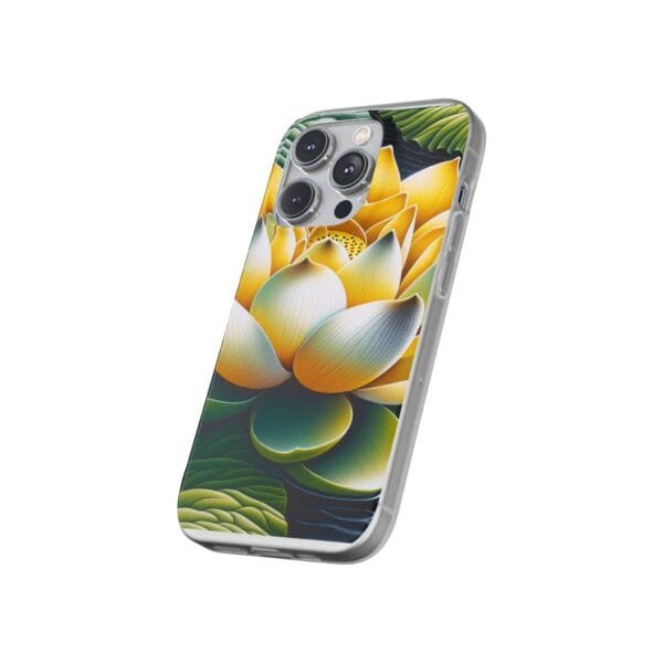 Lotus Blossom Flexi Case - Vibrant Floral Design for Nature Lovers - Image 204