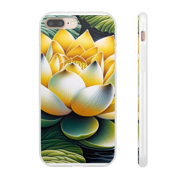 Lotus Blossom Flexi Case - Vibrant Floral Design for Nature Lovers - Image 91