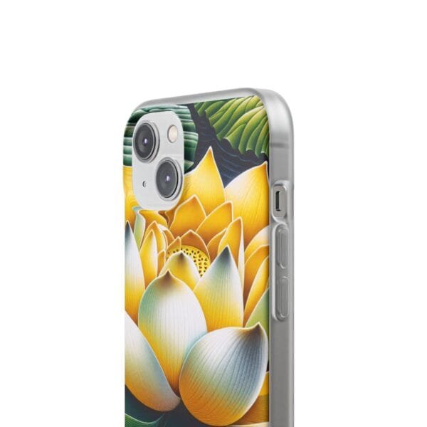 Lotus Blossom Flexi Case - Vibrant Floral Design for Nature Lovers - Image 226