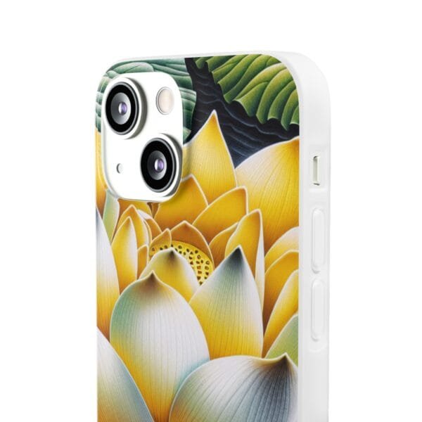 Lotus Blossom Flexi Case - Vibrant Floral Design for Nature Lovers - Image 140