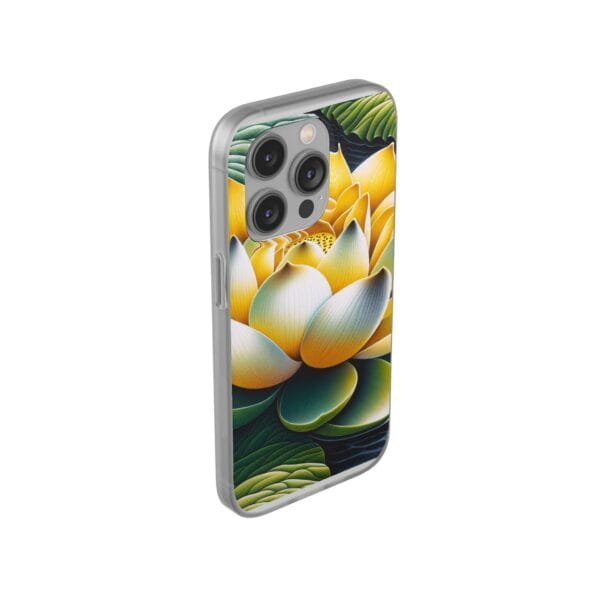 Lotus Blossom Flexi Case - Vibrant Floral Design for Nature Lovers - Image 203