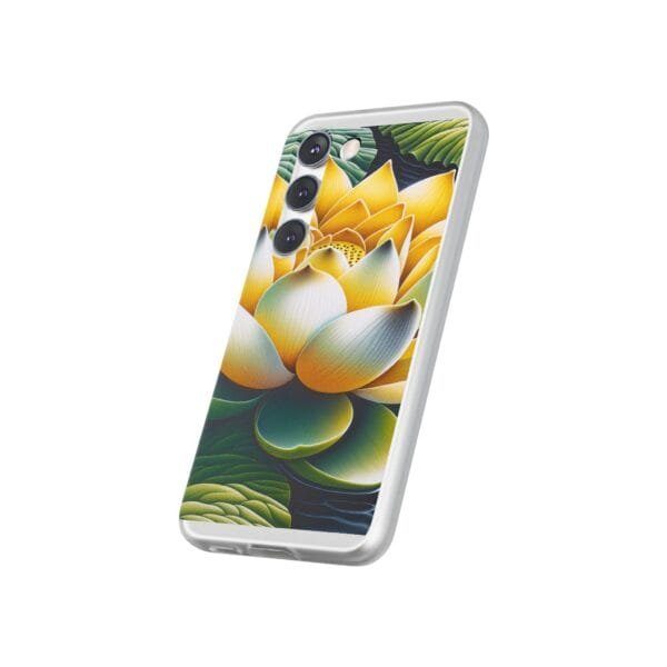 Lotus Blossom Flexi Case - Vibrant Floral Design for Nature Lovers - Image 216