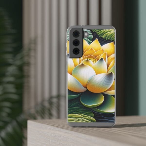 Lotus Blossom Flexi Case - Vibrant Floral Design for Nature Lovers - Image 166