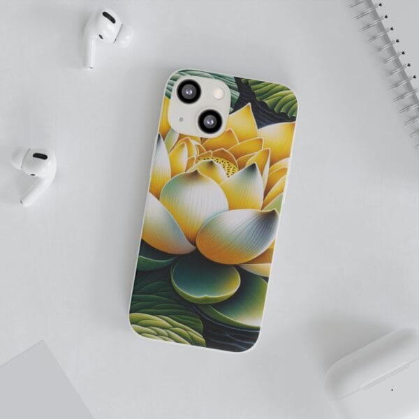 Lotus Blossom Flexi Case - Vibrant Floral Design for Nature Lovers - Image 132