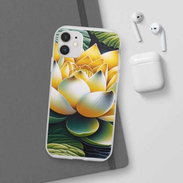 Lotus Blossom Flexi Case - Vibrant Floral Design for Nature Lovers - Image 36