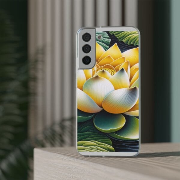 Lotus Blossom Flexi Case - Vibrant Floral Design for Nature Lovers - Image 182