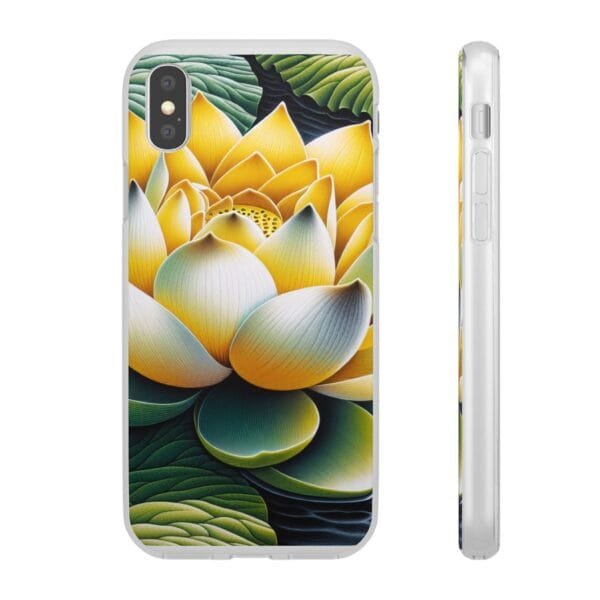 Lotus Blossom Flexi Case - Vibrant Floral Design for Nature Lovers - Image 99