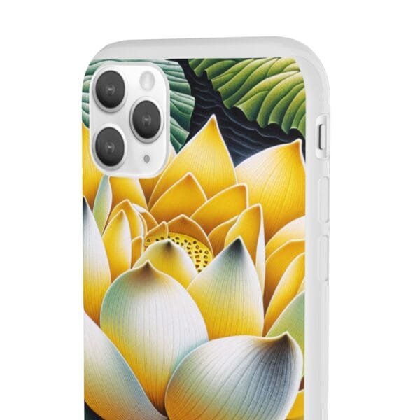 Lotus Blossom Flexi Case - Vibrant Floral Design for Nature Lovers - Image 41