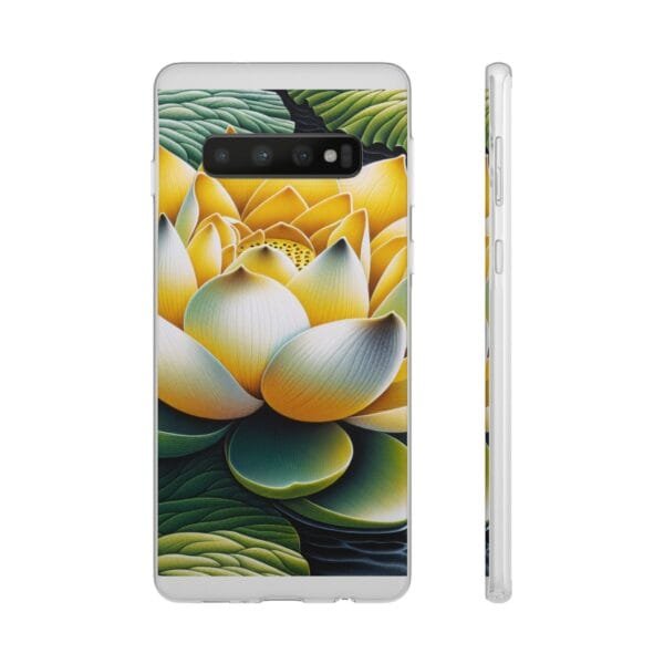 Lotus Blossom Flexi Case - Vibrant Floral Design for Nature Lovers - Image 119