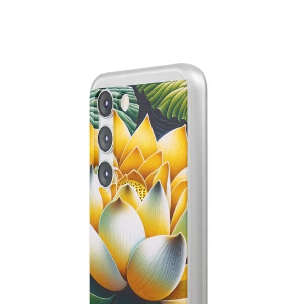 Lotus Blossom Flexi Case - Vibrant Floral Design for Nature Lovers - Image 214