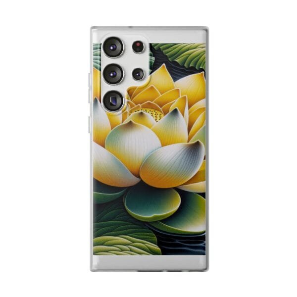 Lotus Blossom Flexi Case - Vibrant Floral Design for Nature Lovers - Image 221