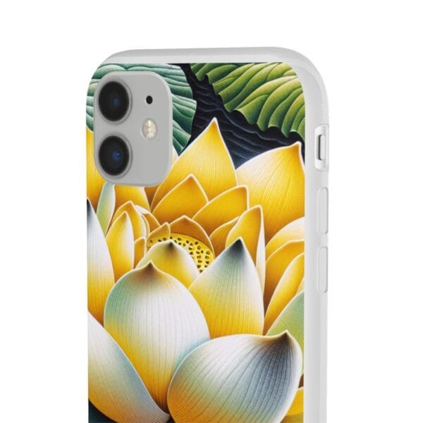 Lotus Blossom Flexi Case - Vibrant Floral Design for Nature Lovers - Image 68