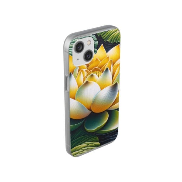 Lotus Blossom Flexi Case - Vibrant Floral Design for Nature Lovers - Image 199