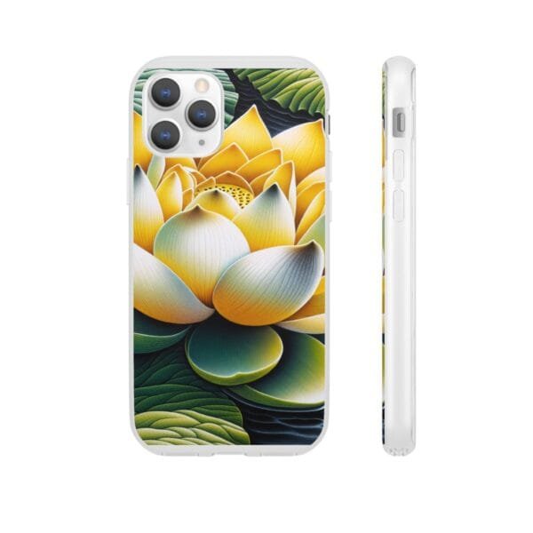 Lotus Blossom Flexi Case - Vibrant Floral Design for Nature Lovers - Image 37