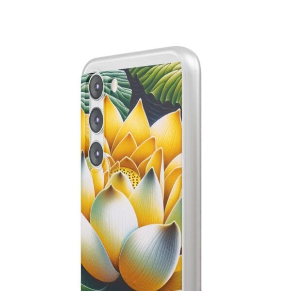 Lotus Blossom Flexi Case - Vibrant Floral Design for Nature Lovers - Image 246