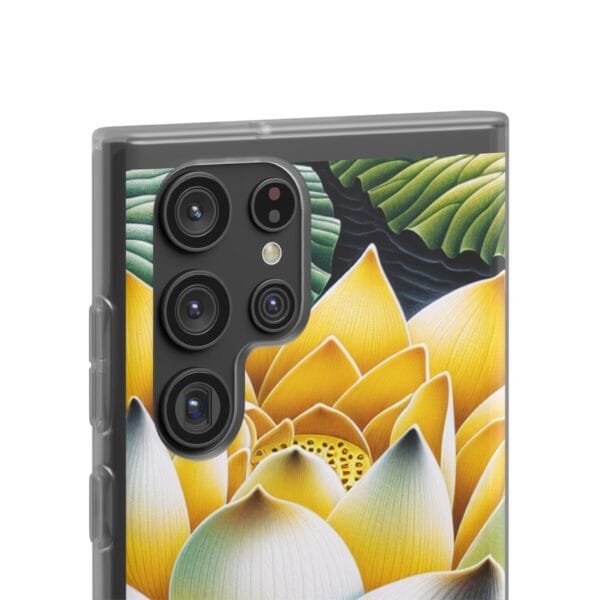 Lotus Blossom Flexi Case - Vibrant Floral Design for Nature Lovers - Image 195