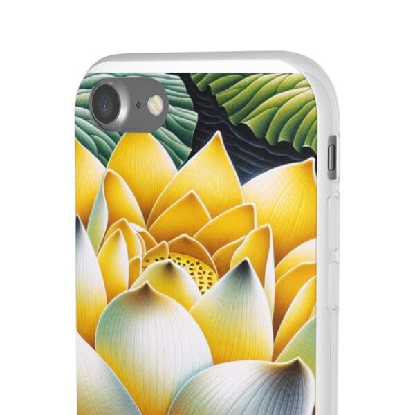 Lotus Blossom Flexi Case - Vibrant Floral Design for Nature Lovers - Image 88