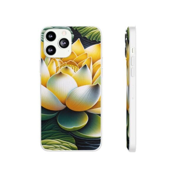 Lotus Blossom Flexi Case - Vibrant Floral Design for Nature Lovers - Image 136