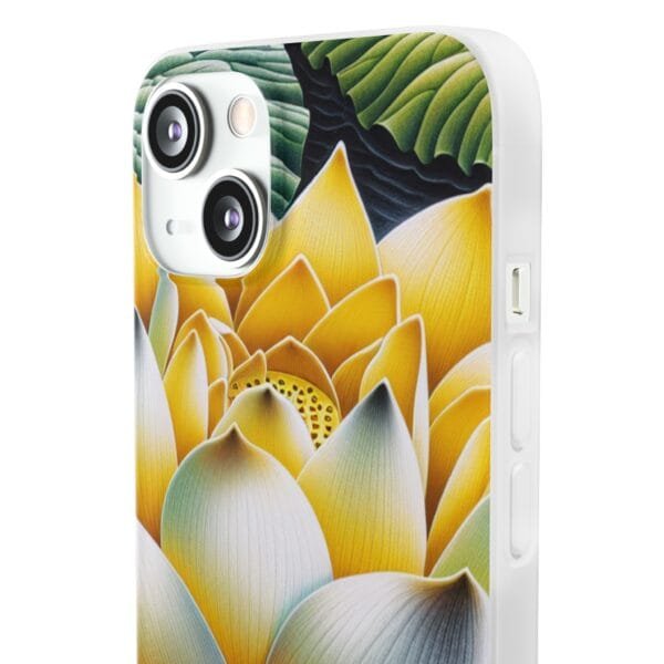 Lotus Blossom Flexi Case - Vibrant Floral Design for Nature Lovers - Image 152